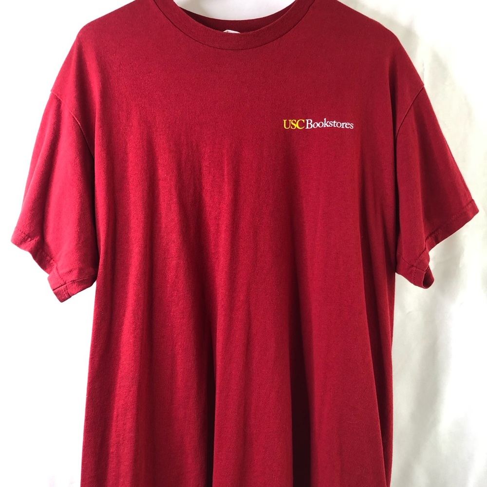 University of Southern California USC bookstore staff  t-shirt USED.